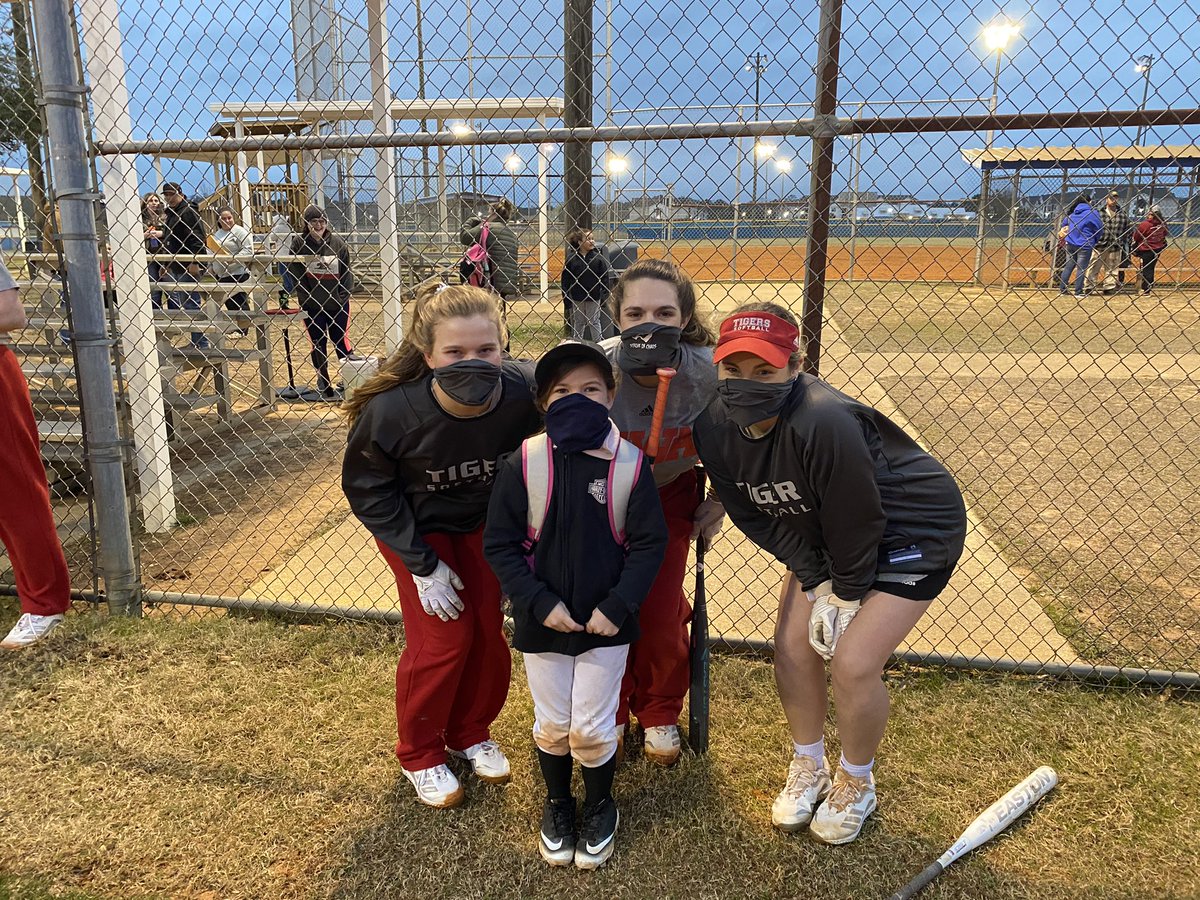 UWA_Softball's tweet photo. So this is REALLY what it is all about! We came to get some reps in at a city park in Pensacola and they had their “rec” ball tryouts we got to meet Mikayla and Kailey who will play their first season in 2021! What a blessing and fabulous reminder or pure JOY! @UWAAthletics https://t.co/SCfh4WvF19