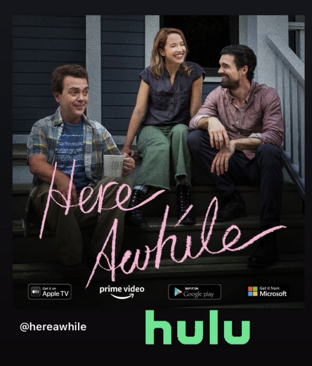 Deborah_LSmith's tweet photo. My film #HereAwhile starring @TheRealAnnaCamp and @JoeLoTruglio is coming to @hulu March 15th! ππ»ππ»ππ» Proud producer right here! #femalefilmmakerfriday #indiefilm #SupportIndieFilm https://t.co/RGBhuUq9Od