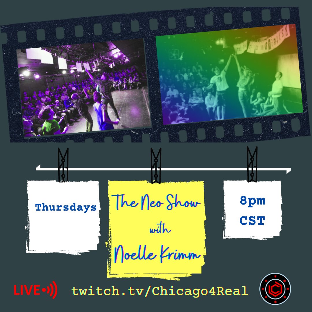 JustinKaufmann's tweet photo. The #NeoShow tonight! 8pm. @NoelleKrimm brings together alumni from @neofuturists to talk #TooMuchLight history. Special guests: Rachel Claff, @sbgreenery and Chloe Johnston! Come say hi!
https://t.co/RCCVRA3Xsj https://t.co/bQGXQbsjl0