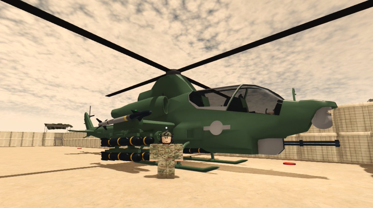 Currently at the United States Army post in Al-Shamiyah, Iraq. The powerful AH-1Z Viper behind me is the branch's dignity and joy - keeping us well equipped in the air.

Join the Army today! #GOARMY!