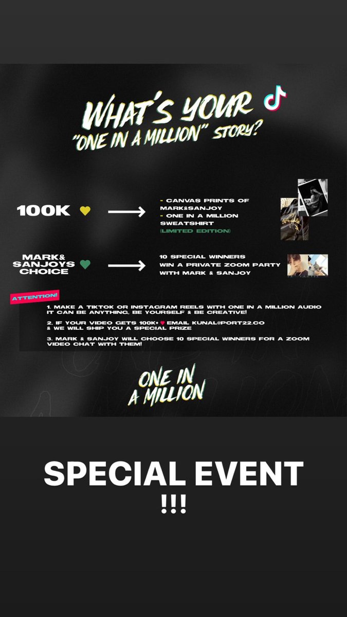 withyoumarktuan's tweet image. 210219 Mark’s IG story update

“SPECIAL EVENT!!!” 

instagram.com/stories/marktu…

#MarkTuan #마크 #段宜恩 @marktuan 
#GOT7 @GOT7Official