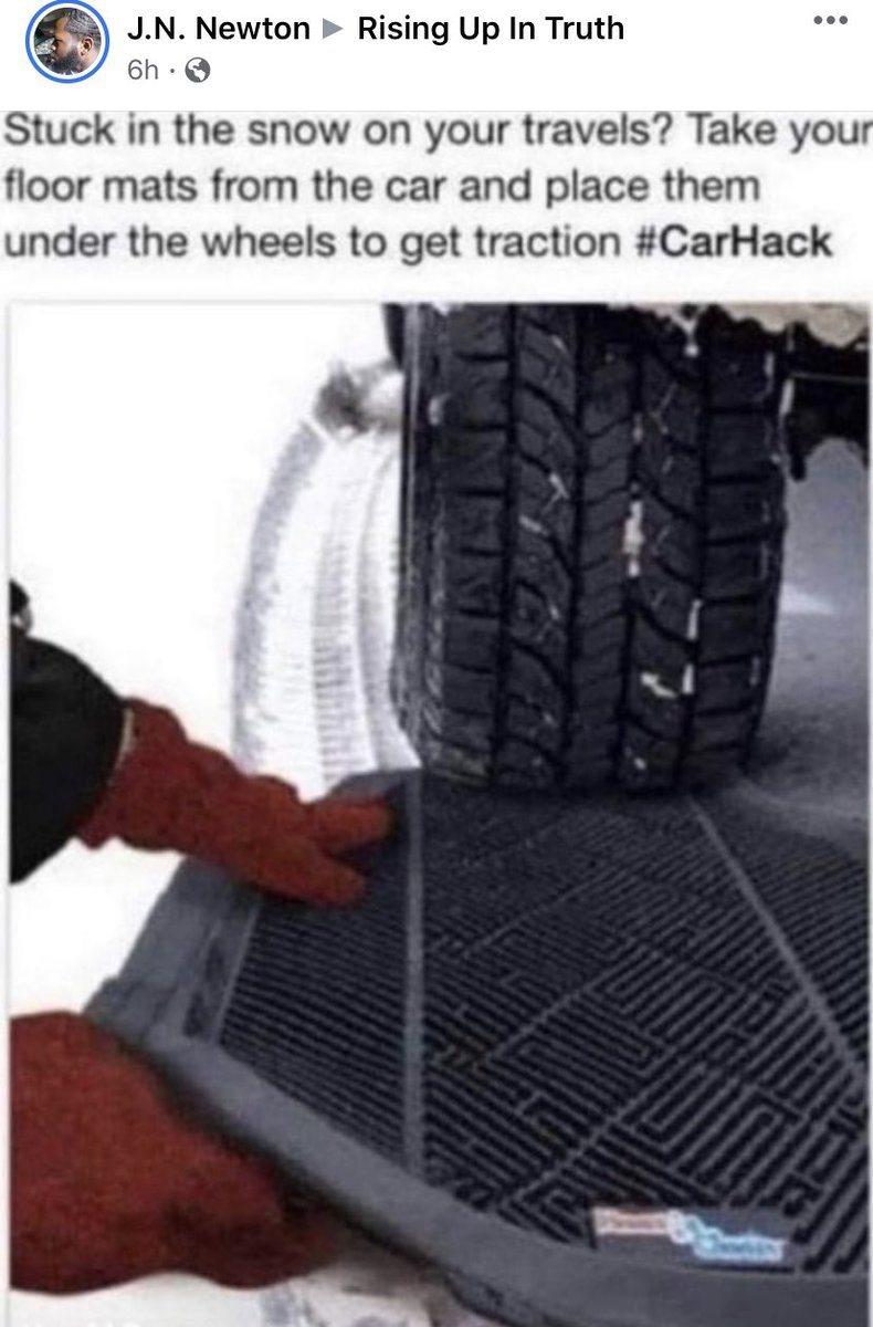 SongbirdKarriem's tweet image. Another great tip!
#SnowStorm2021 #snowday #safety #survival #tips #share #retweet