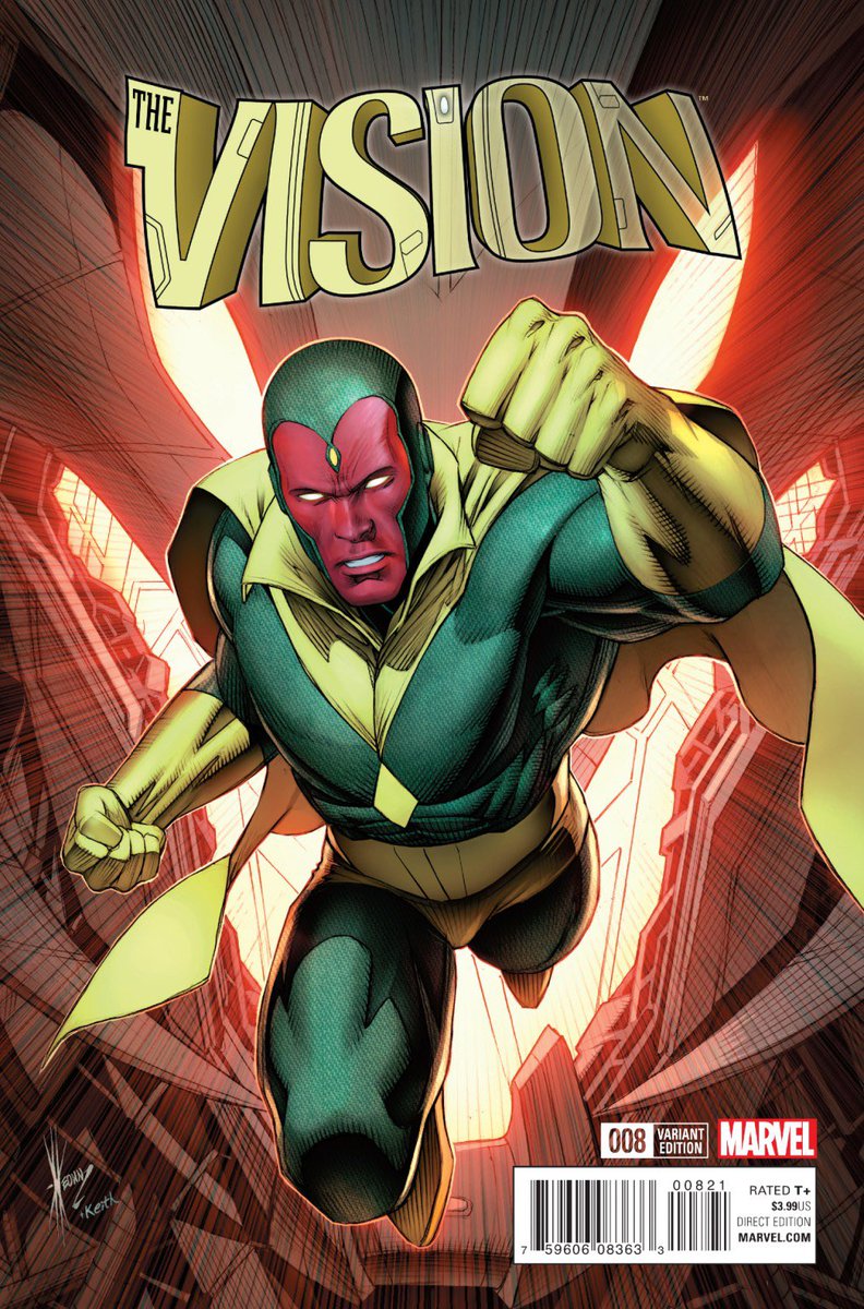 -All the costumes so far allude who these characters actually are. *Keep that in mind.-Wanda is dressed in the famous Scarlet Witch outfit or in her words, a “Sokovian fortune teller”-Vision is dressed in his classic comic outfit, which he refers to as the “Mexican Wrestler.”