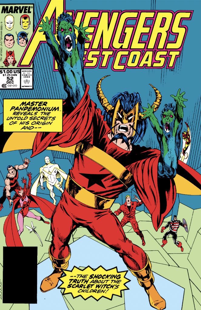 Halloween in Westview! Pietro shouts “unleash hell, demon spawn” at the twins, only spicing up theories of Mephisto’s existence.In the comics they were created using parts of his soul. Mephisto is a devil.He also says- “Damnit, if Westview isn’t as charming as Hell”.