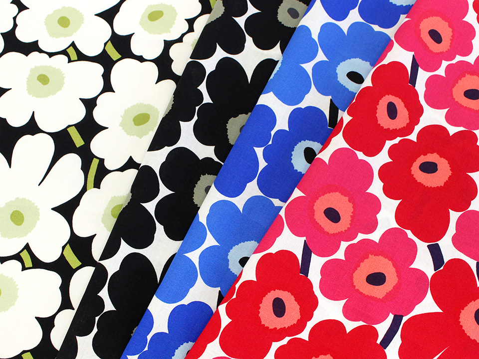 ট ইট র クラフトタウン 2月後半 新商品 Marimekko 50cmカットクロス 世界的人気ブランド マリメッコ のカットクロスが新入荷 ウニッコ をはじめ５柄 全12種類をご用意しています 針通りがよいので ポーチやクッションカバー マスクまで幅広い