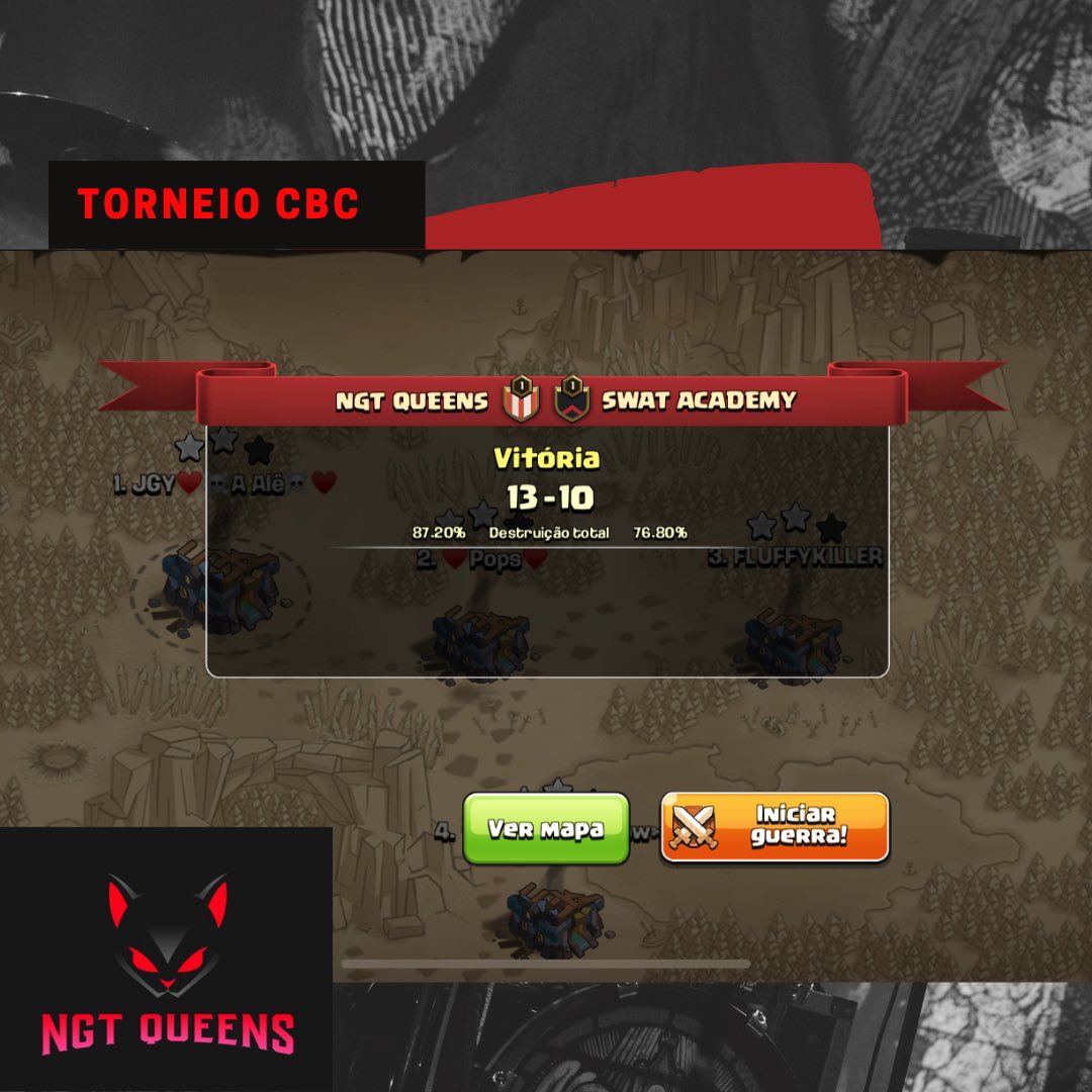 aalecoc's tweet photo. 💗Go NGT Queens 
📺 : https://t.co/4iGKn4hOKs
#gongtqueens #gobb #competitivegirls #equipefemininacoc @brasil_gamees @ClashofClans https://t.co/cT34wegeyZ