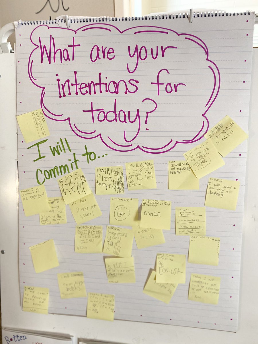MeganMargerum's tweet photo. What will you commit to today?! I thought I’d try it with my kids today, and will probably be making it a daily thing (takes about two minutes). 💗#fiercenc #knowledgeworks #setyourintentions @knowledgeworks @NCSD97 #personalizend #commitment https://t.co/4vx06G4Shw