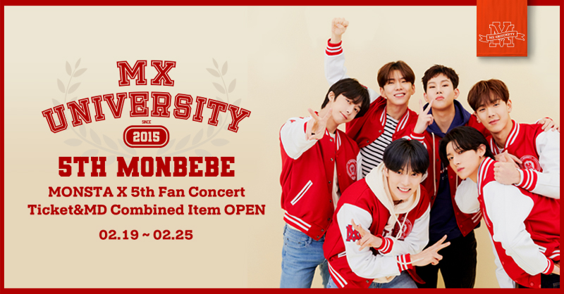 Gmarket_global's tweet photo. [GG ONLY]
#MONSTA_X #MX_UNIVERSITY FAN CONCERT X OFFICIAL MD

Get #MX_UNIVERSITY online concert ticket + official MD package at Gmarket!
(Please check the details of ticket purchase through the link below.)

✔SALE: 2.19 11:00~2.25 23:59 (KST)
✔LINK : https://t.co/1nB9rszxIX https://t.co/LSRoxt8JDS