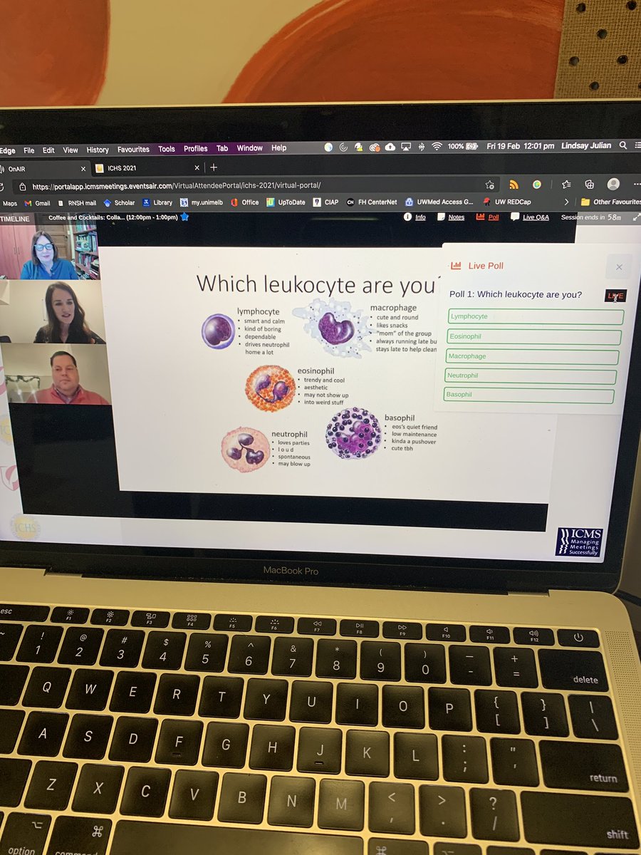 #ICHS2021 asking the important questions today... which leukocyte are you? #TxID