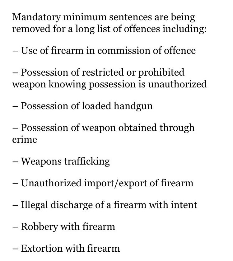 TWilsonOttawa's tweet image. Liberal Bill C-22 🇨🇦

2 days after gun control, this is the Bill they say deals with “racism” in the Justice system. What exactly are they trying to say here? 🤔

Anyone who still thinks any of this is about public safety is lost. Full stop. 🇨🇦
