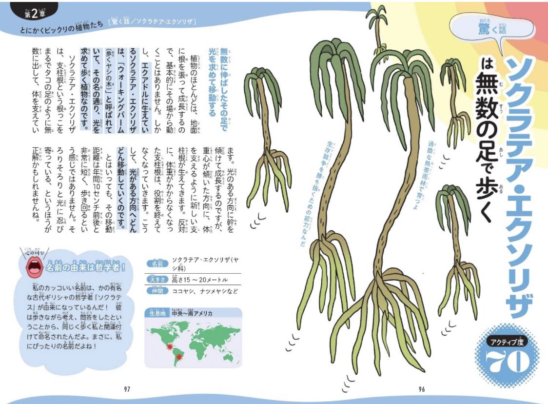【おしらせ】来週2月22日(月)カンゼンさんから発売の稲垣 栄洋先生監修「いのちのふしぎがおもしろい! すごい植物図鑑」のイラストを描かせて頂いております。これを描いたあとから植物にはまってしまい今部屋が水耕栽培のカップだらけになってます。https://t.co/9fmhvqKkk5 