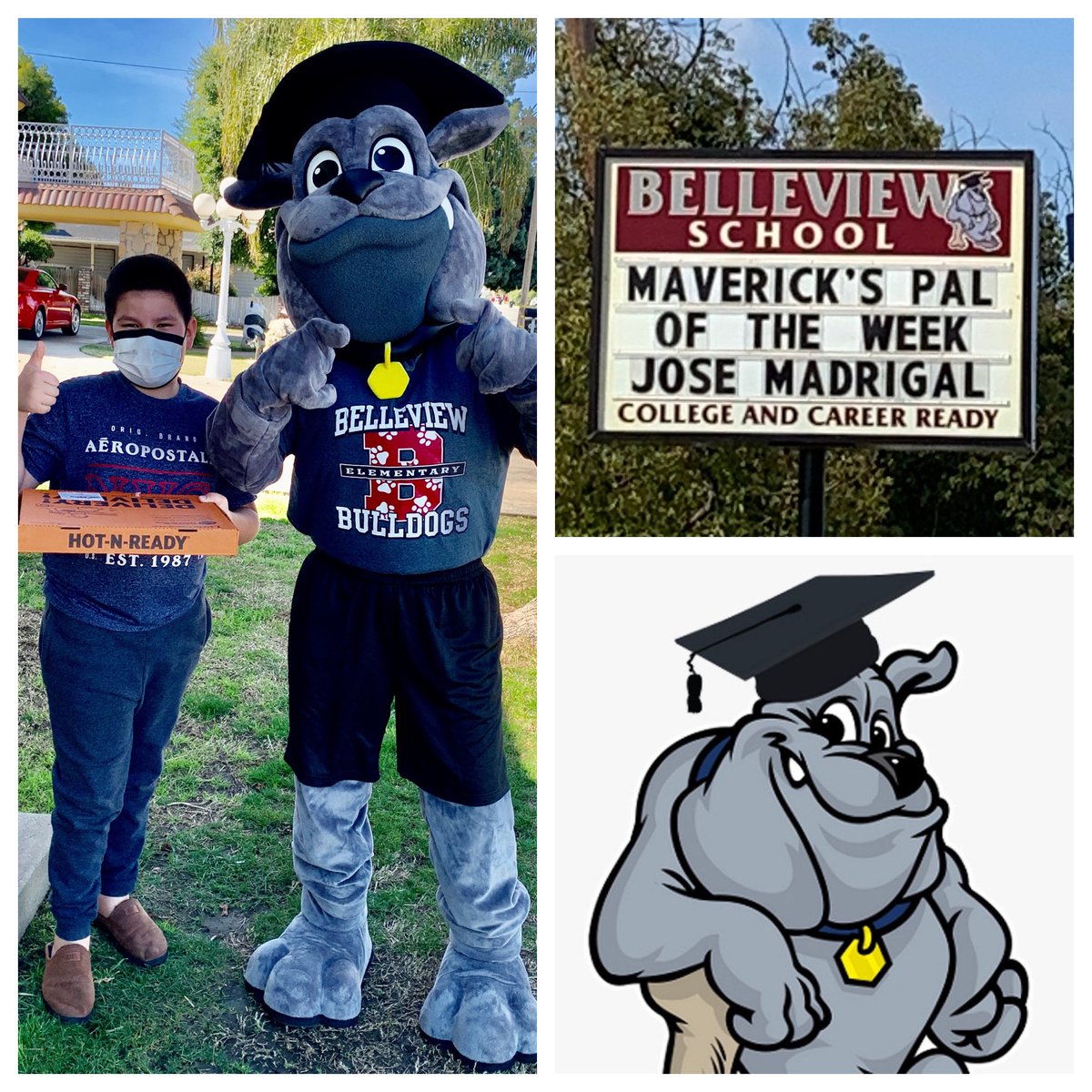 BelleviewDogs's tweet photo. Way to go, Jose! #specialdelivery #scholar @PortervilleUSD https://t.co/MoHikTq2mz