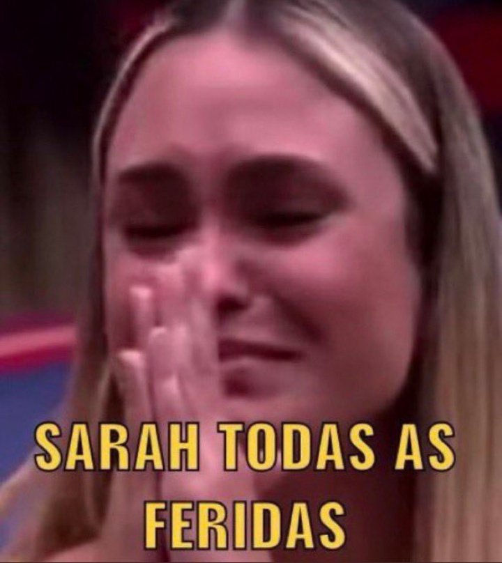 A Sarah achou OBRIGADA DEUS