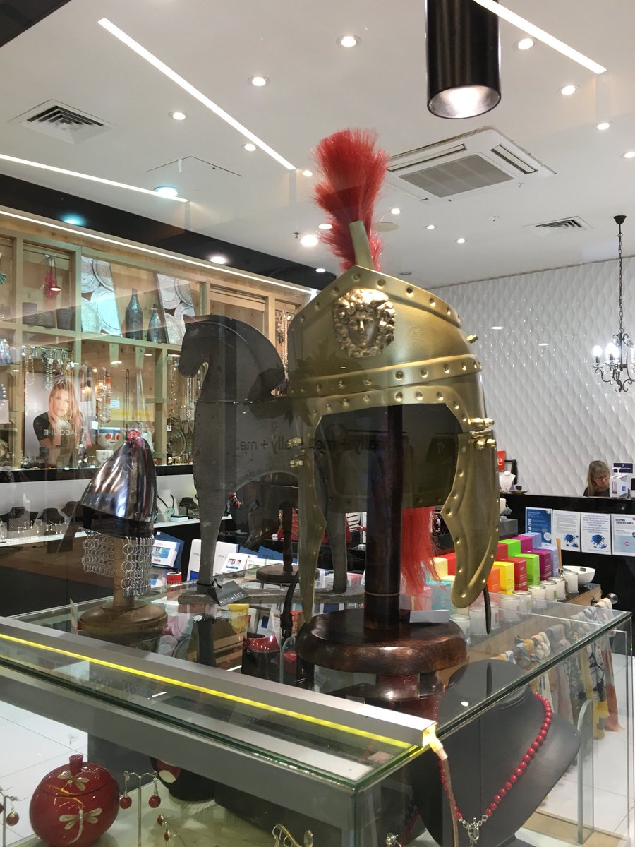 Just spotted a galea in a shop window on my way home from work...