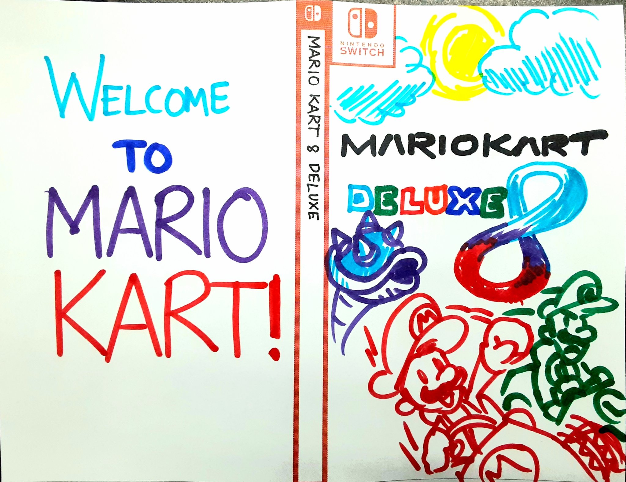 Replacement Cover Art on Twitter: "Mario Kart 8 Deluxe (Switch) https ...