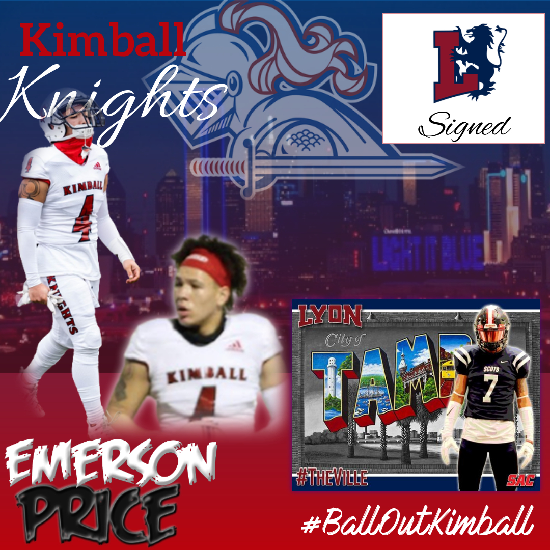 Congratulations <a href="/emersonprice7/">Emerson Price</a> go represent your family and your Knight family we wish you the best🥇🏈

<a href="/woodruff_coach/">Coach Wood</a> <a href="/CoachCoferETAMU/">Henry Cofer</a> <a href="/JahmikalE/">Coach Edwards</a> <a href="/turksgolf38/">Charles Butler II</a> <a href="/coachbirdd/">CoachBirdAcademy/TeflonSportsManagement</a> <a href="/JFKimball_HS/">Justin F. Kimball High School</a>
