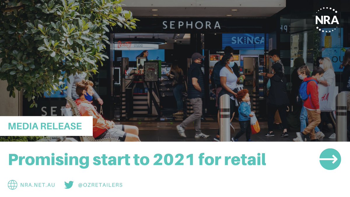 OZretailers's tweet photo. Retail has made a promising start to 2021 according to @ABSStats . The steady rise in monthly sales indicated good news, says @domlambceo, but uncertainty remains until the pandemic is over.

Read more: https://t.co/4NFbG8Vr1N

#retail #retailnews #absdata #australianbusiness https://t.co/kKJbhUD4ev