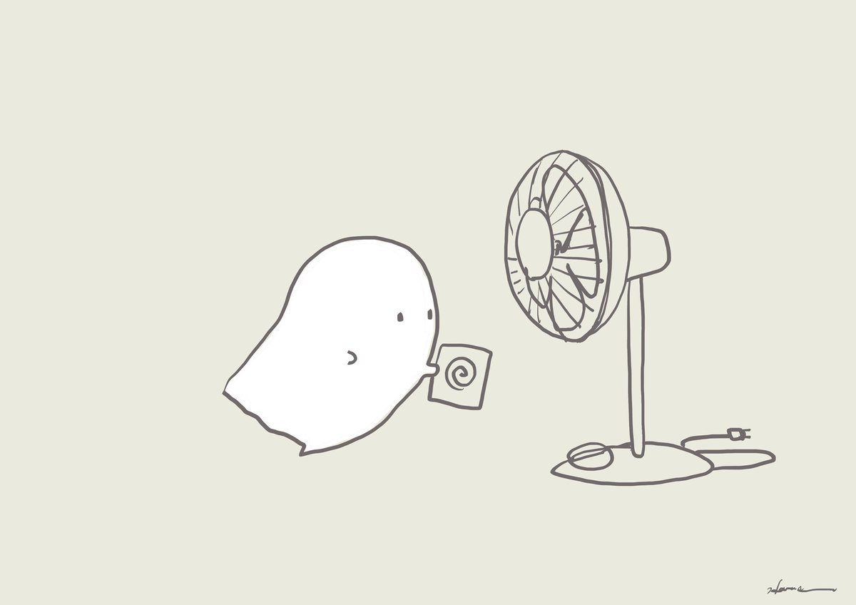 みにきたおばけ Ghost came to see it. 