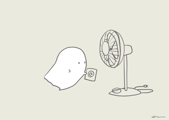 みにきたおばけ Ghost came to see it. 