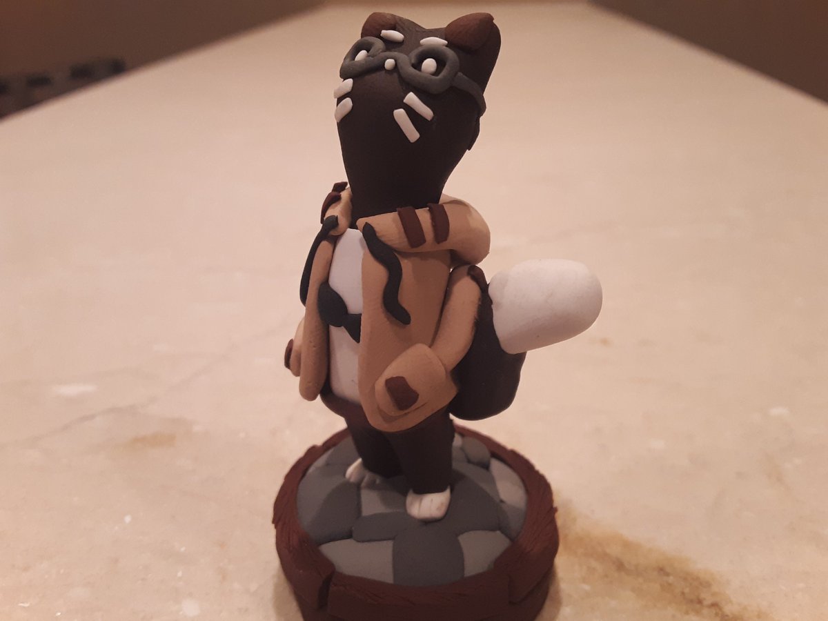 KumoClay's tweet photo. New figure! Another cat haha 🐱 https://t.co/eARLdp1OZf