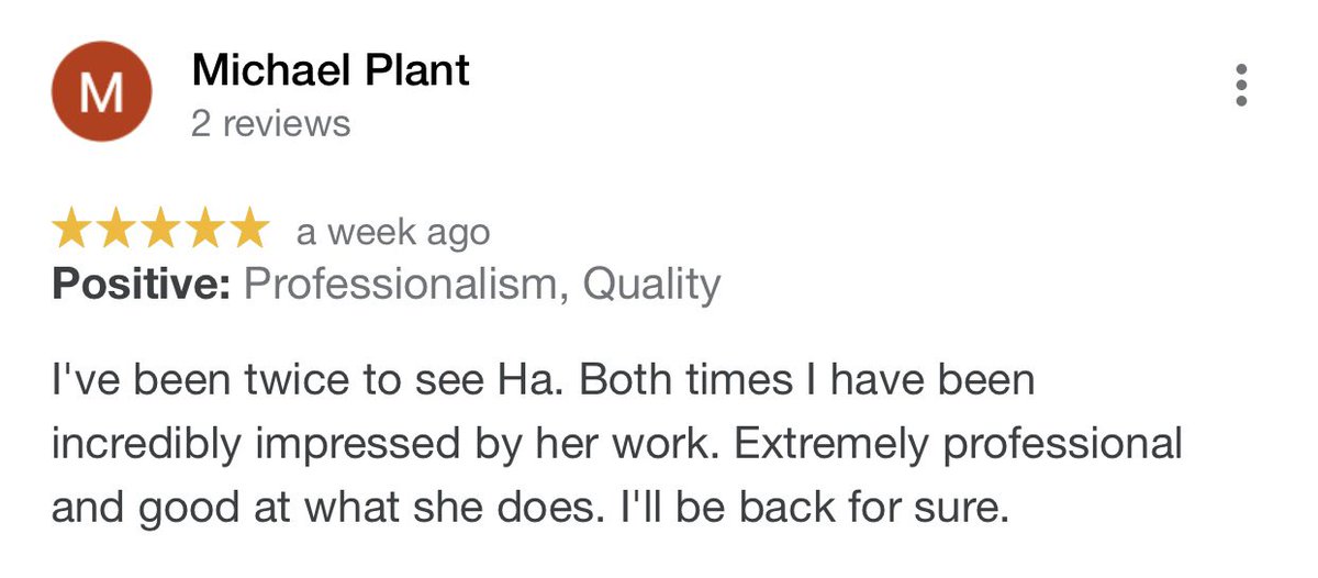 RockPty's tweet photo. Some reviews from the last few months.
We love seeing our clients leave in love with their new tattoo! 

#tattoostudioreviews #melbourne #melbournetattoo #realism #watercolour #freeconsultatiom https://t.co/g3w2irbeRd
