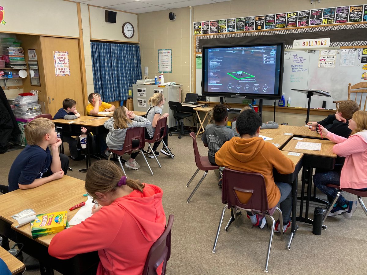 LIW_5thGrade's tweet photo. We enjoyed watching history unfold with the successful landing of the @NASAPersevere rover on Mars today! Well done, @NASA! Thank you for showing these students that hard work + dedication pays off, and to never limit your dreams! ✨ https://t.co/ZPdGlu9Nxw