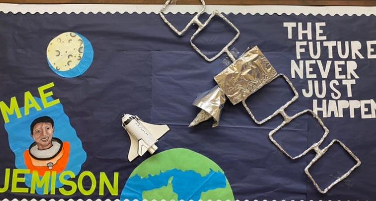 The Future Never Just Happens! Thank you Mae Jemison! <a href="/maejemison/">Dr. Mae Jemison</a>