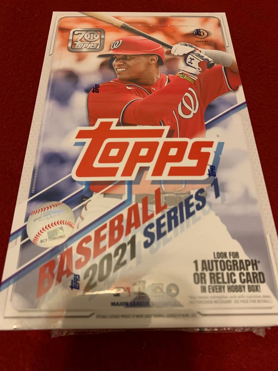 CardPurchaser's tweet image. Oh, someone wants a free 2021 Topps Series 1 hobby box? Okay

Just follow @CardPurchaser and retweet this tweet for a chance to win! 

Winner drawn randomly Sunday the 21st at 9pm Central