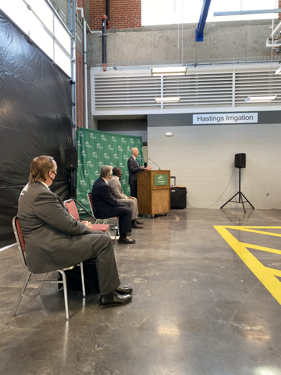CCC Hastings grand opening of their new manufacturing/welding/drafting/networking facility. I’m so proud to partner with them for the benefit of our students!@SCougars  <a href="/lnraiders1/">lnraiders</a>