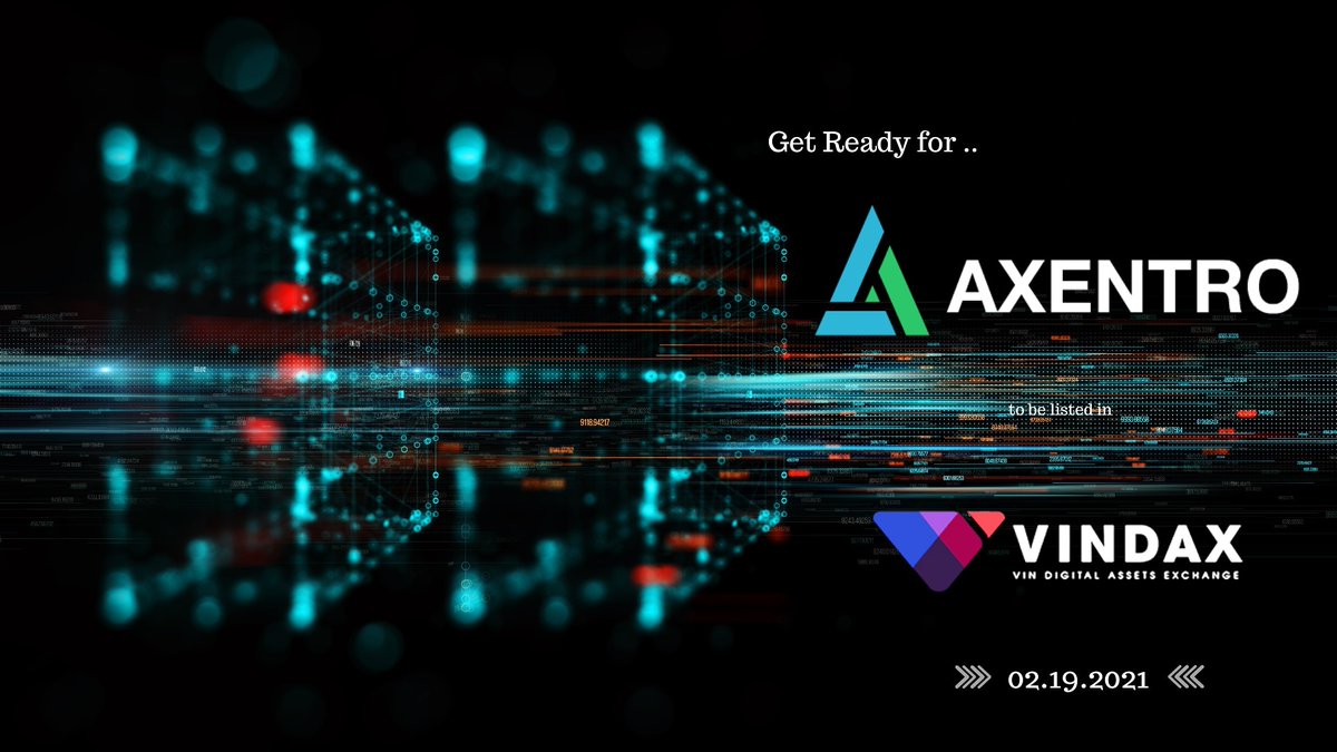 axentrohq's tweet photo. VinDAX Lists Axentro (AXNT) on 2021/02/19 08:00 AM UTC

VinDAX will open trading for AXNT/BTC, AXNT/ETH, AXNT/VD, AXNT/USDT trading pairs on 2021/02/19 08:00 AM UTC.

Learn more about Axentro

Full news at: https://t.co/VZRnr7MTKg https://t.co/3lMhqDNCHc