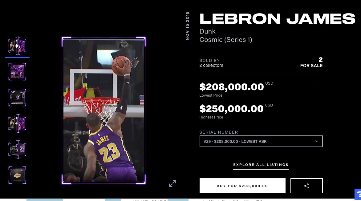 Since I'm into basketball cards everyone keeps asking me about NBA Top Shot.

Top Shot and NFTs of all types are blowing up right now.

WTF are they?

Lemme explain 👇

//THREAD//