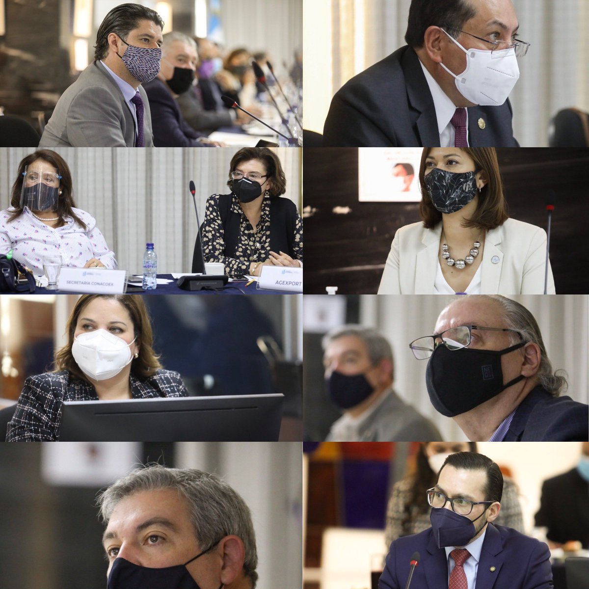 MINECOGT's tweet photo. Te compartimos algunos datos presentados en la reunión de #CONAPEX:
🔘Exportaciones crecieron 3.5% en el año 2020 e importaciones se redujeron 8.4%, respecto 2019.
🔘EEUU, Centroamérica y Europa son los principales socios comerciales con 30.51%, 29.81% y 9.55% en exportaciones. https://t.co/3eyAXDduWa