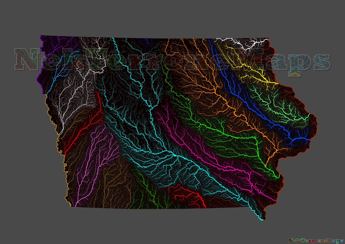 fishengelbert's tweet photo. NEW RELEASE!
Iowa Rivers and Streams.

#Streams #Rivers #aquaticecology #aquaticlife #hydrology #limnology #riversandstreams #fish #maps #cartography #desmoinesriver #hawkeyes #cyclones #driftlessregion #outdoors #wildlife #nature #nekterrenemaps #iowa #iowarivers https://t.co/aJDbPIf5HX