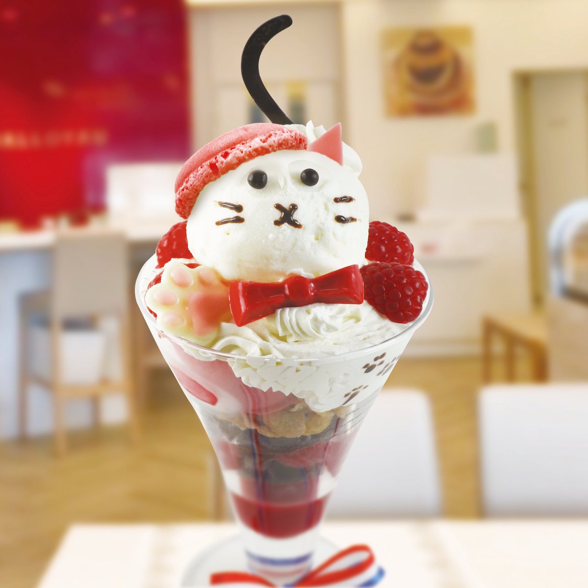 ニャフェ』 自由が丘本店限定！ サロン ド テで人気のパフェが、猫の日