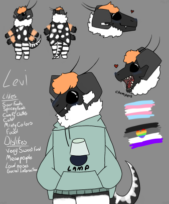 Mutt42742389's tweet photo. Sorry for being inactive, but here's the finished product on Levi!! #moth #oc #dragon #mothdragon #LGBTQIA #refsheet #comfy #artistsontwitter #art #anthro https://t.co/q2LKCJBLP0
