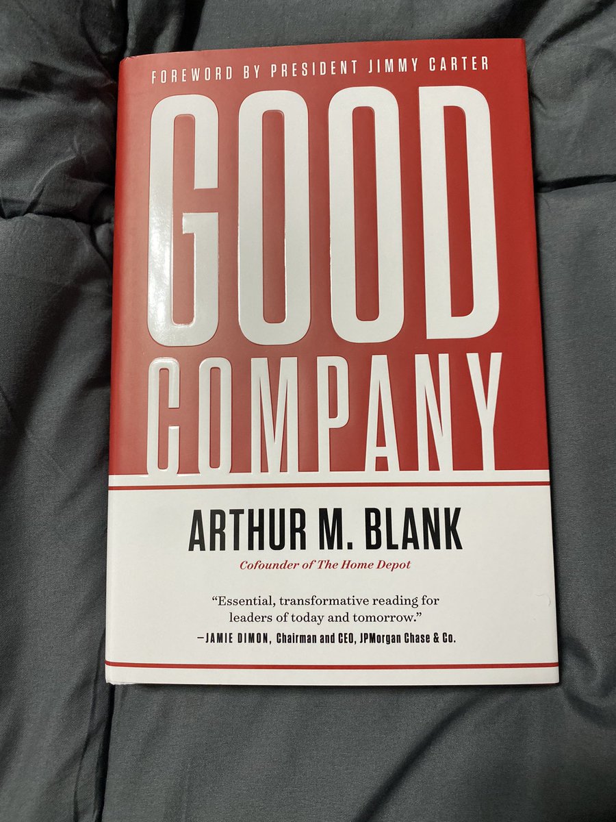 I cannot wait to read Good Company. Thank you to the best company. Love my Orange Family! Let me know if you would like to read with me. @libby52729314 @lindseydunn1188 @tc3claus @gary_cowgill @TimLuca84807119 @NancyHenryTHD #Orangeblooded  #THD #BeALeader #growingourfuture