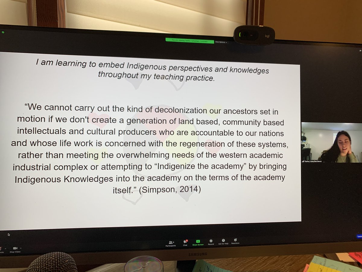 LeytonSchnell's tweet photo. Beautiful pedagogical stance presentations from @WKTEP teacher candidates today! #equity #reflexivity #criticalliteracy #placeconscious #mindset #presumingcompetence #interdisciplinary #decolonization #disabilityjustice #livinginquiry #relationality #sittingindiscomfort https://t.co/30CbNxvFR5