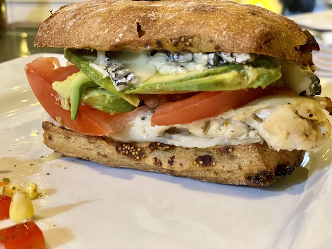My sandwich is quite too big for my mouth 😂🤤😏 https://t.co/hJ2Xb6E4pk
