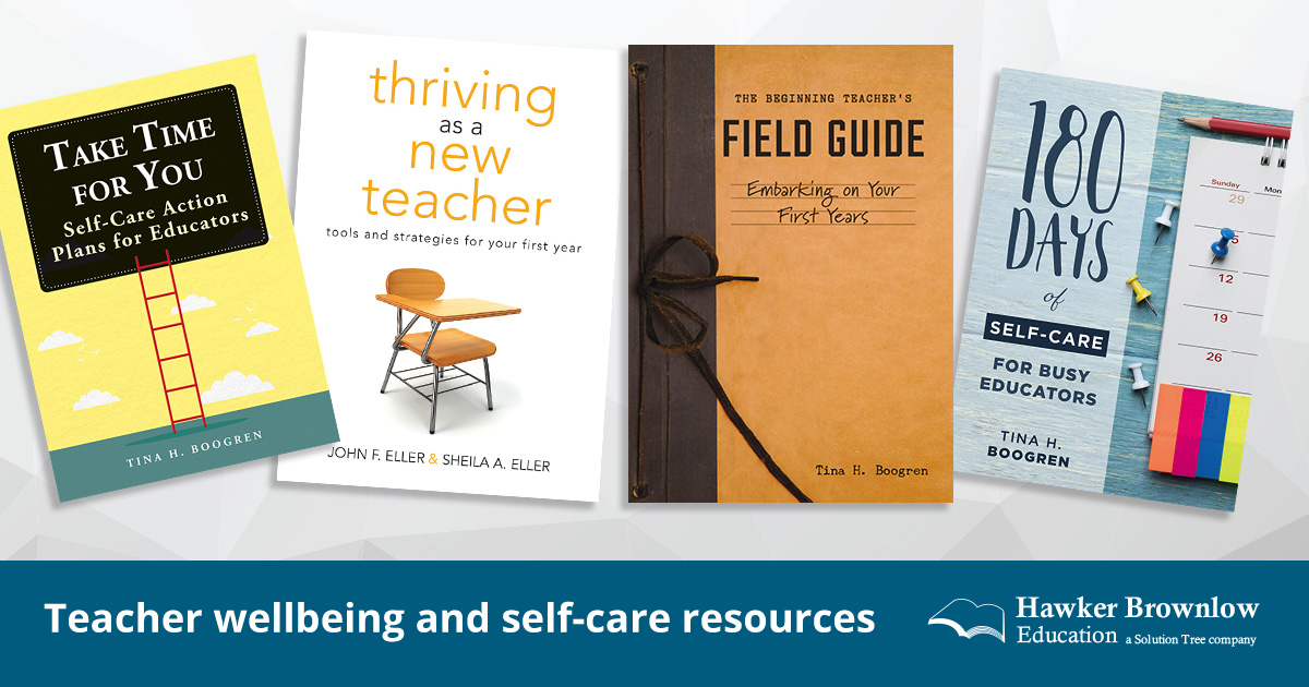 We know the beginning of the new school year can be tough, that's why we've assembled six of the best resources to get you through the term (and beyond)!
<a href="/THBoogren/">Tina H. Boogren, PhD</a> | <a href="/DrLisaJLucas/">Lisa Lucas</a> | <a href="/jellerthree/">John F Eller</a> &amp; <a href="/SheilaAEller/">Sheila Eller</a> | <a href="/NSTA/">National Science Teaching Association</a> Press

#AussieED #EdChat #EduOZ

hbe.com.au/teacher-wellbe…
