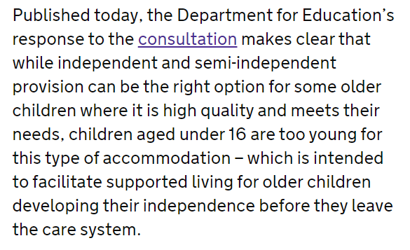 The government's plans are founded on the notion that these settings provide a helpful 'stepping stone' on the mythical 'transition to independence' expected of young people approaching leaving care age. The evidence does not back this up.