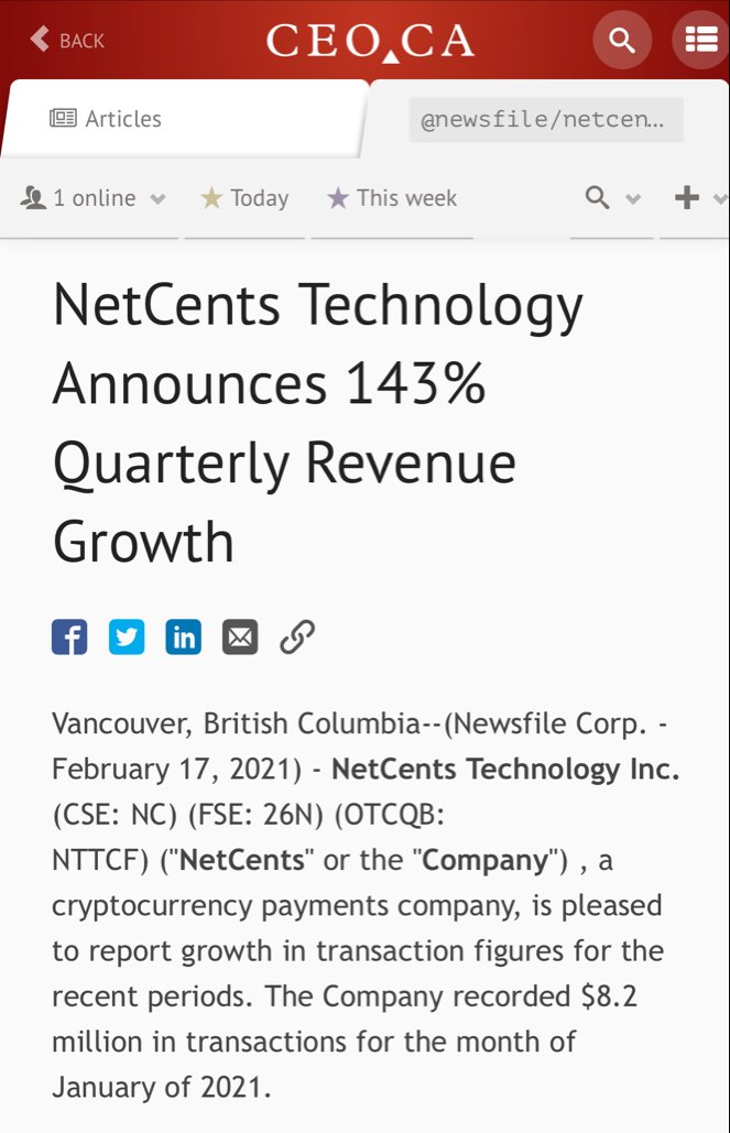 DominikKasper2's tweet photo. @elonmusk @ERCOT_ISO Based on current development of cryptocurrencies this company @NetCentsHQ  is very interesting. 
Quarterly Revenue Growth 143%!!! 🚀
@elonmusk @Bitcoin @dogecoin  Keep an eye on it:😎

https://t.co/yg9IeCuOPa https://t.co/sB9z3ZZuq4
