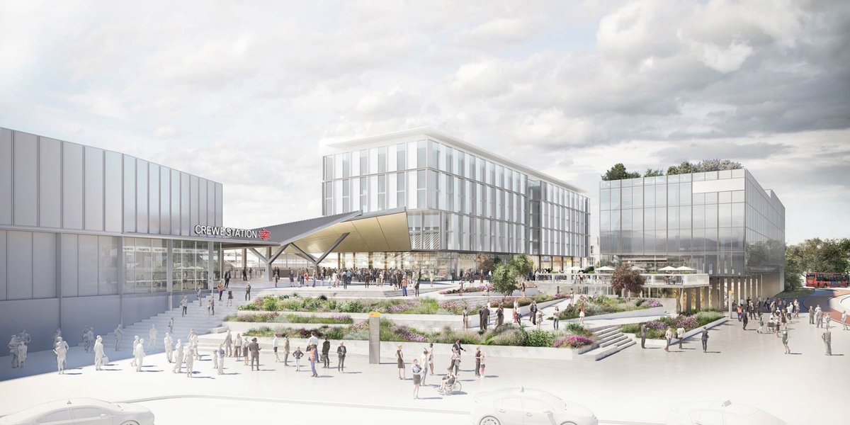  #Crewe will be an  #HS2 super-hub, where passengers will be able to access the high speed network. HS2 is a key part of the Crewe Masterplan to create 37,000 new  #jobs and 7,000 new homes. Find out more:  https://www.hs2.org.uk/stations/crewe/ 