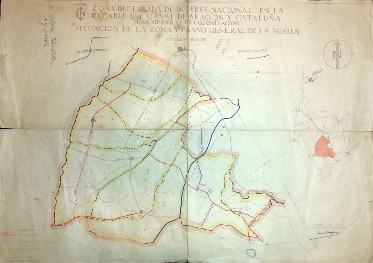 ahlleida's tweet photo. 📅Participant en #Documentdeldia de @AAC_GD proposem 1 dels plànols de l'Institut Nacional de Col·lonització, #fonsINC, d'un part de les finques regades pel #CanalAragóiCatalunya.
Volem fixar-nos en la finca #Vallmanya a #Alcarràs
#arxiusagraris
#arxiusoberts
seguiu el fil👇🏽 https://t.co/bNVLRHwLBi