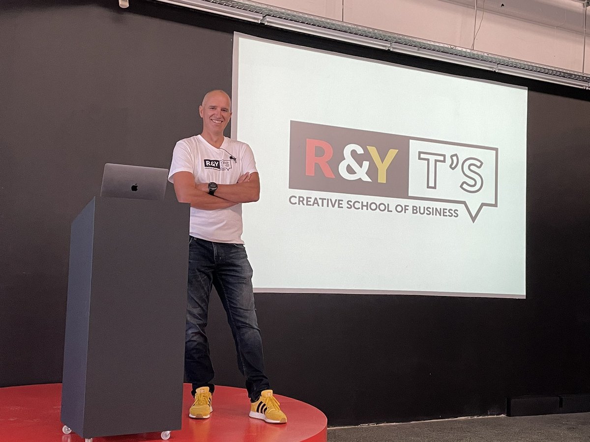 Super excited to hear pearls of wisdom from this industry legend! Thanks <a href="/jontyfisher/">Jonty Fisher</a> for joining us today <a href="/RedAndYellowEd/">Red & Yellow School</a>