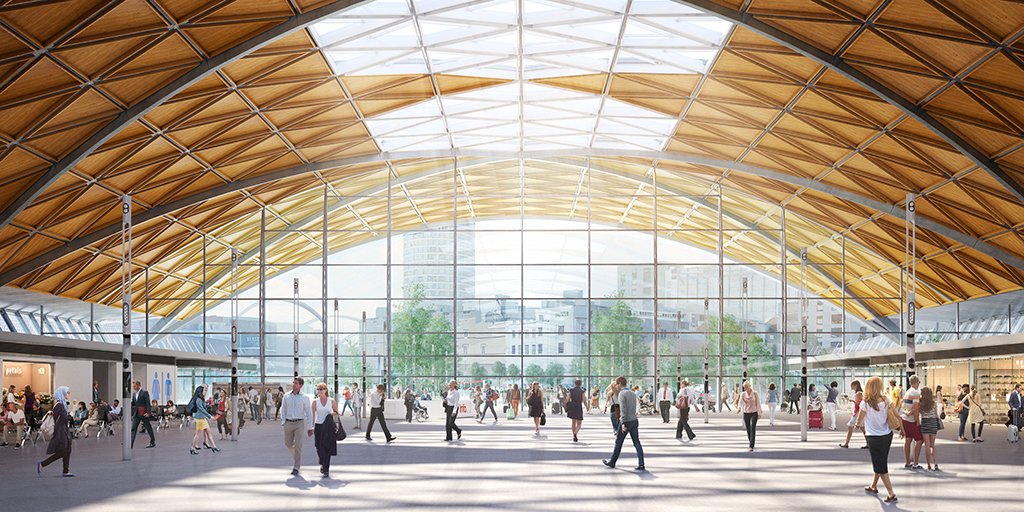  #HS2's  #Birmingham terminus at Curzon Street will revitalise the heart of the city. Plans include the regeneration of several new neighbourhoods across almost 150 hectares, 4,000 homes and 36,000  #jobs. Find out more:  https://www.hs2.org.uk/stations/birmingham-curzon-street/