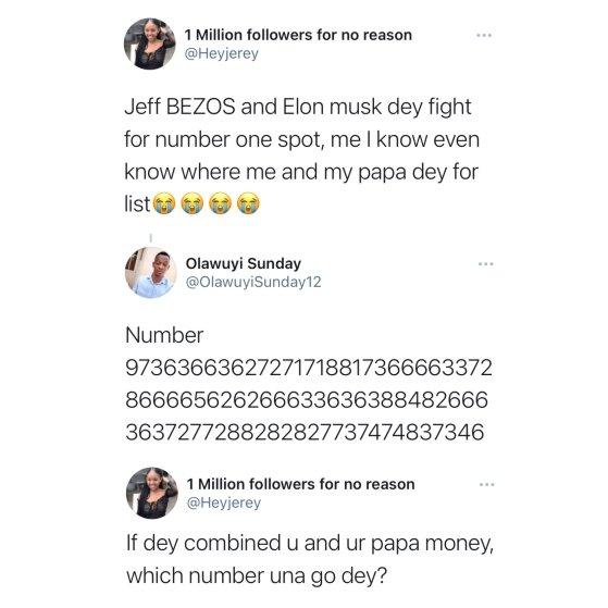 3. Sunday thought he savaged one tweep on a Thursday until she returned for second leg 