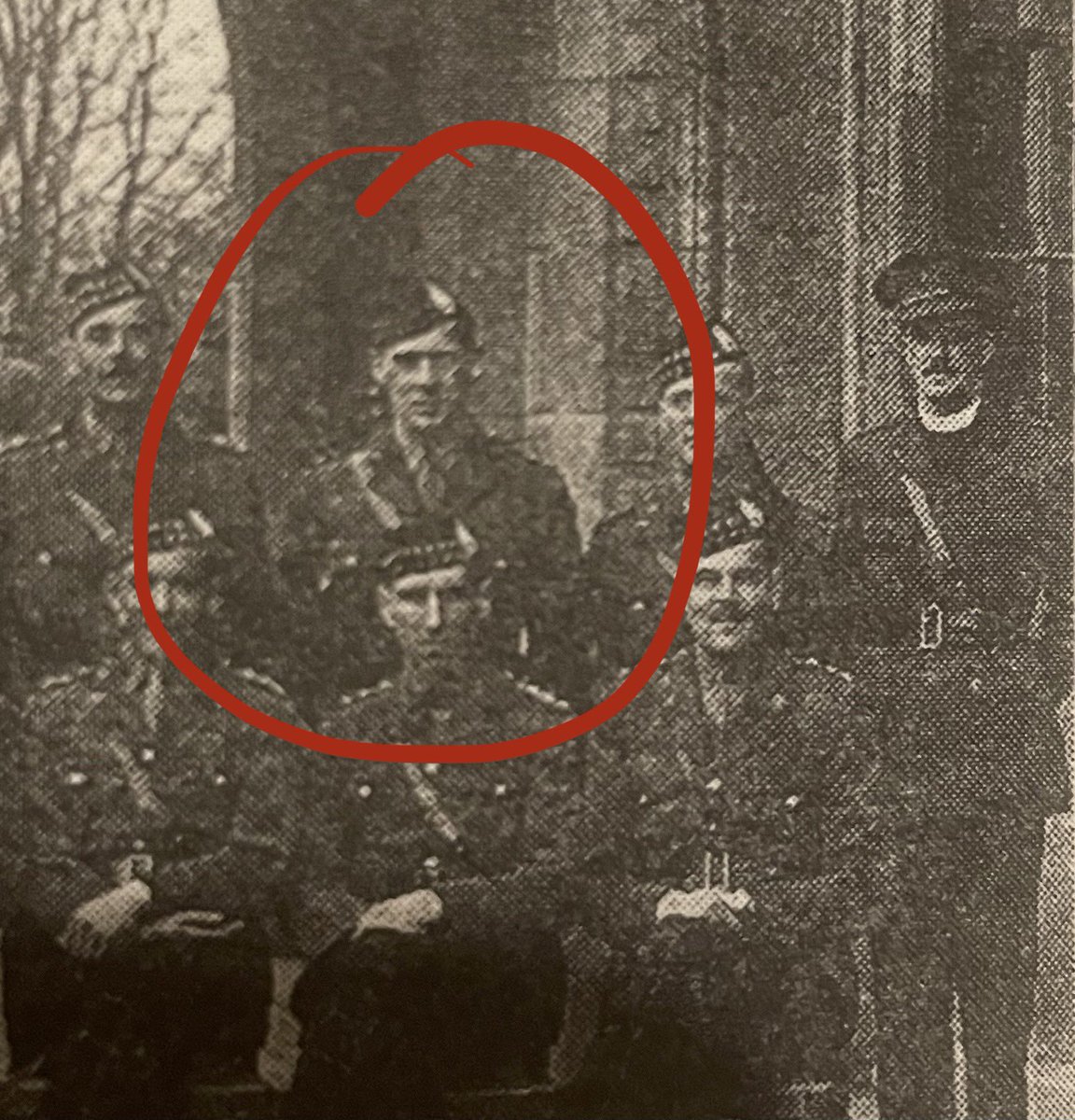 Also wounded was Lt Tommy Gray. Gray lost most of his R-foot by a solid shot AT round. An excellent rugby player he went on to score the winning conversion in the 1950 Calcutta cup for Scotland. He would pack his R-boot with cotton wool and rubber  @WeHaveWaysPod  @almurray