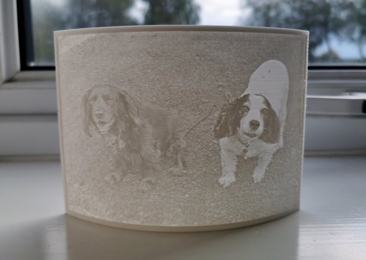 BadDogDesigns_'s tweet image. Fridays #Giveaway on #FreebieFriday A 3D lithophane print of your own photo. Winner picked by @SharonFreemant2  who won last week. Just RT or Like and add a picture to enter. Or you can order one here -&amp;gt; rb.gy/gbmpo0  #Competition #photography  #win #memories #free