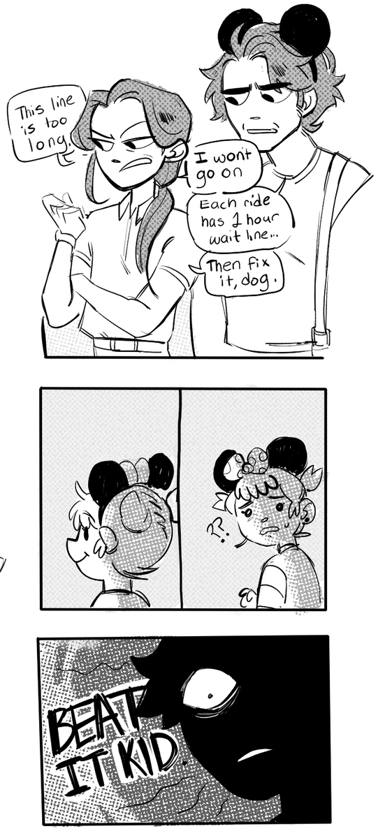 bingjiu goes to disneyland and promptly gets kicked out 