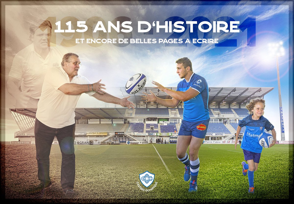 CastresRugby's tweet image. 🎂 Le Castres Olympique fête aujourd'hui ses 115 ans !

1️⃣1️⃣5️⃣ ans d'histoire et encore de belles pages à écrire...